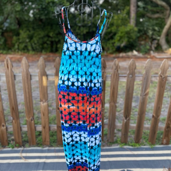 Nicole Miller Colorful Maxi Dress - Medium - Picture 4 of 9